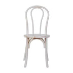 Sedia da pranzo in legno massello Merrick Lane stile Thonet con design impilabile ed eleganti finiture