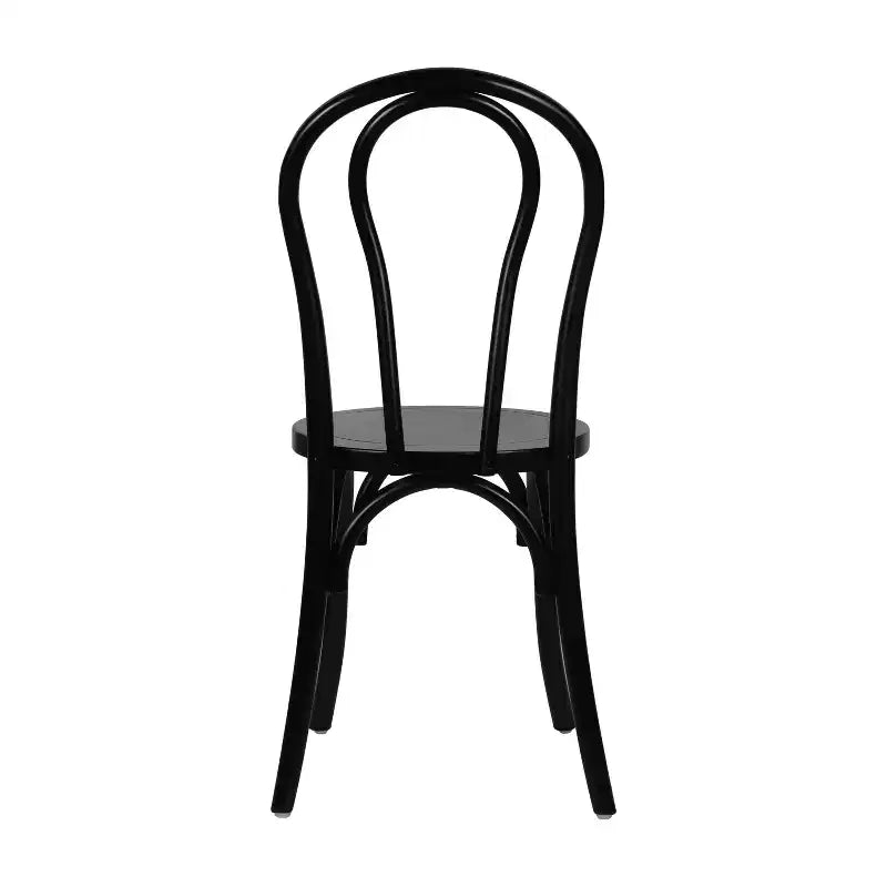 Sedia da pranzo in legno massello Merrick Lane stile Thonet con design impilabile ed eleganti finiture