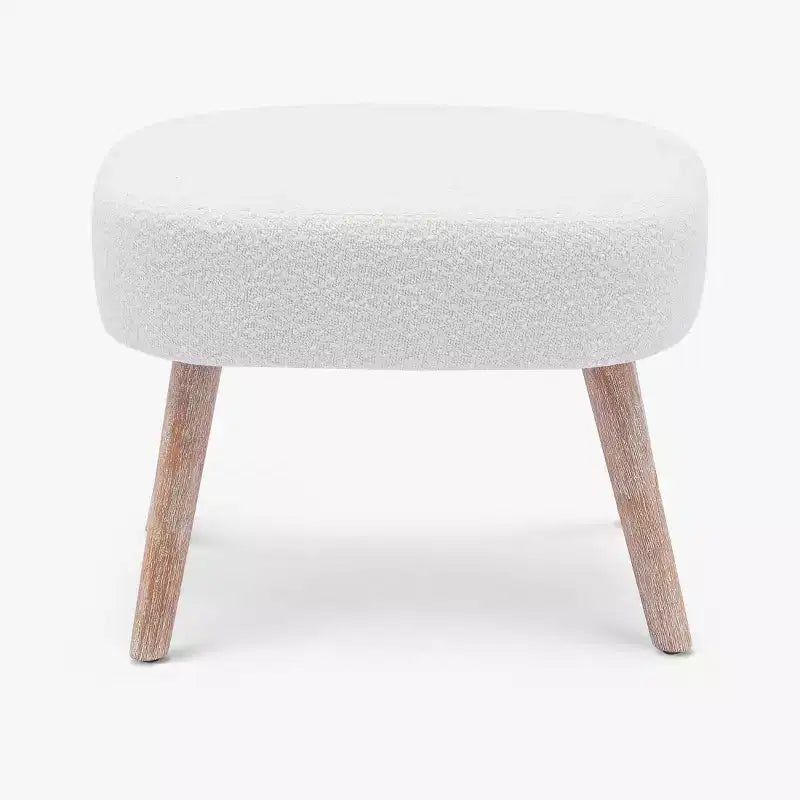 WestinTrends Pouf poggiapiedi quadrato imbottito largo 21"