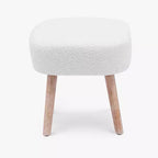 WestinTrends Pouf poggiapiedi quadrato imbottito largo 21"