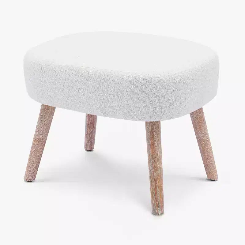 WestinTrends Pouf poggiapiedi quadrato imbottito largo 21"