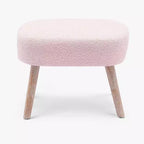 WestinTrends Pouf poggiapiedi quadrato imbottito largo 21"