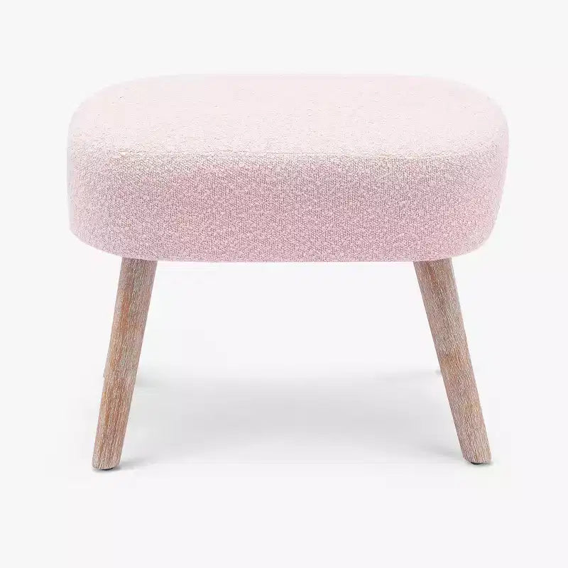 WestinTrends Pouf poggiapiedi quadrato imbottito largo 21"