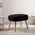 WestinTrends Pouf poggiapiedi quadrato imbottito largo 21"