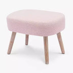 WestinTrends Pouf poggiapiedi quadrato imbottito largo 21"