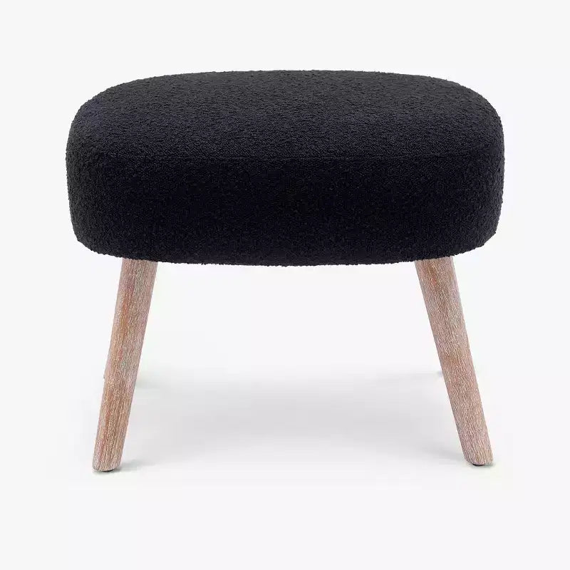 WestinTrends Pouf poggiapiedi quadrato imbottito largo 21"
