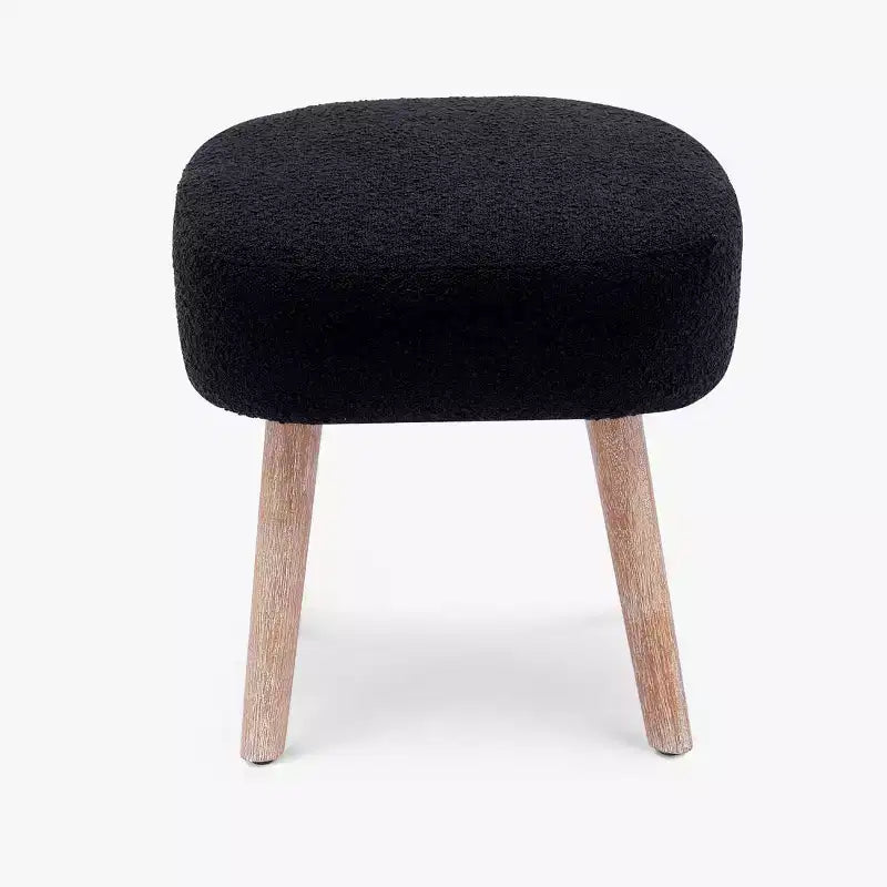WestinTrends Pouf poggiapiedi quadrato imbottito largo 21"