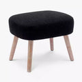 WestinTrends Pouf poggiapiedi quadrato imbottito largo 21"