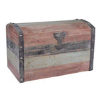 Household Essentials Large Wooden Storage Trunk