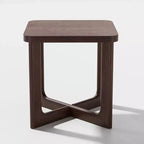 PexFix Tavolino quadrato in legno da 60 cm con angoli arrotondati