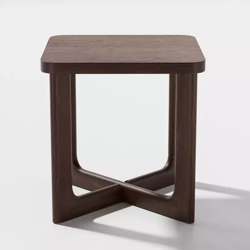 PexFix Tavolino quadrato in legno da 60 cm con angoli arrotondati