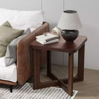 PexFix Tavolino quadrato in legno da 60 cm con angoli arrotondati