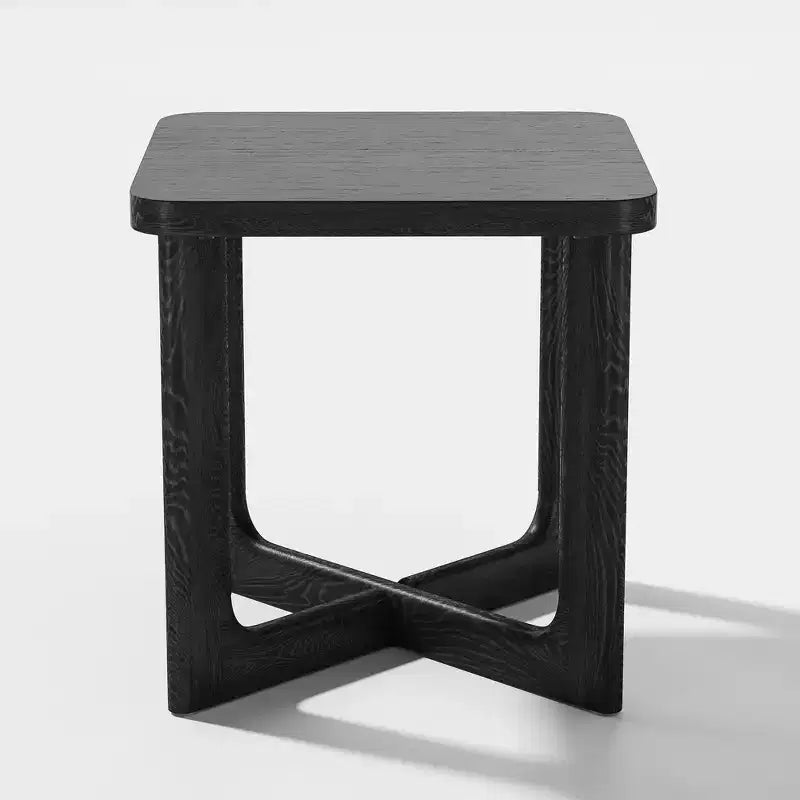 PexFix Tavolino quadrato in legno da 60 cm con angoli arrotondati