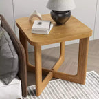 PexFix Tavolino quadrato in legno da 60 cm con angoli arrotondati