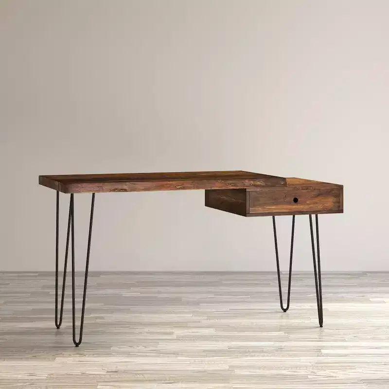Scrivania Jofran Nature's Edge in Acacia Massiccia con Cassetto