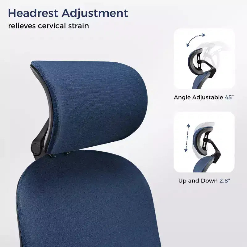 EUREKA ERGONOMIC, Skylar, Sedia da ufficio moderna in rete