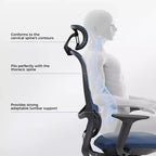 EUREKA ERGONOMIC, Skylar, Sedia da ufficio moderna in rete