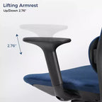 EUREKA ERGONOMIC, Skylar, Sedia da ufficio moderna in rete