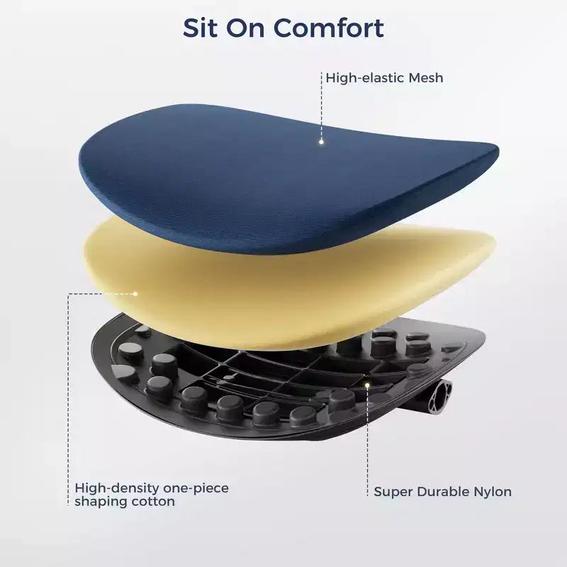 EUREKA ERGONOMIC, Skylar, Sedia da ufficio moderna in rete