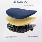 EUREKA ERGONOMIC, Skylar, Sedia da ufficio moderna in rete