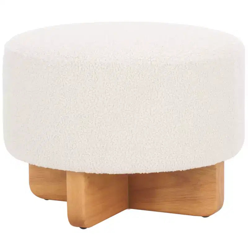 Riah Sgabello Rotondo Bouclé - OTT4504 - Safavieh