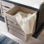 Panca portaoggetti Briar a 3 cassetti con cuscino - BCH5700 - Safavieh