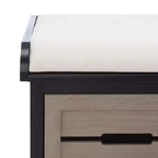Panca portaoggetti Briar a 3 cassetti con cuscino - BCH5700 - Safavieh