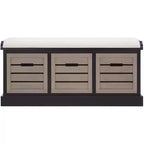 Briar 3 Drawer With Cushion Storage Bench - BCH5700 - Safavieh