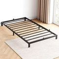 Whizmax 8 Inch Queen/Full/Twin Size Bed Frame, Low Profile Metal Platform Bed Frame Support Mattress Foundation, Noise Free, Easy Assembly, Black