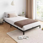 Struttura letto Whizmax da 8 pollici Queen/Full/Twin, base letto a piattaforma bassa in metallo, supporto materasso, senza rumore, facile montaggio, nera