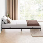 Struttura letto Whizmax da 8 pollici Queen/Full/Twin, base letto a piattaforma bassa in metallo, supporto materasso, senza rumore, facile montaggio, nera