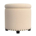 Pouf contenitore HomePop con borchie