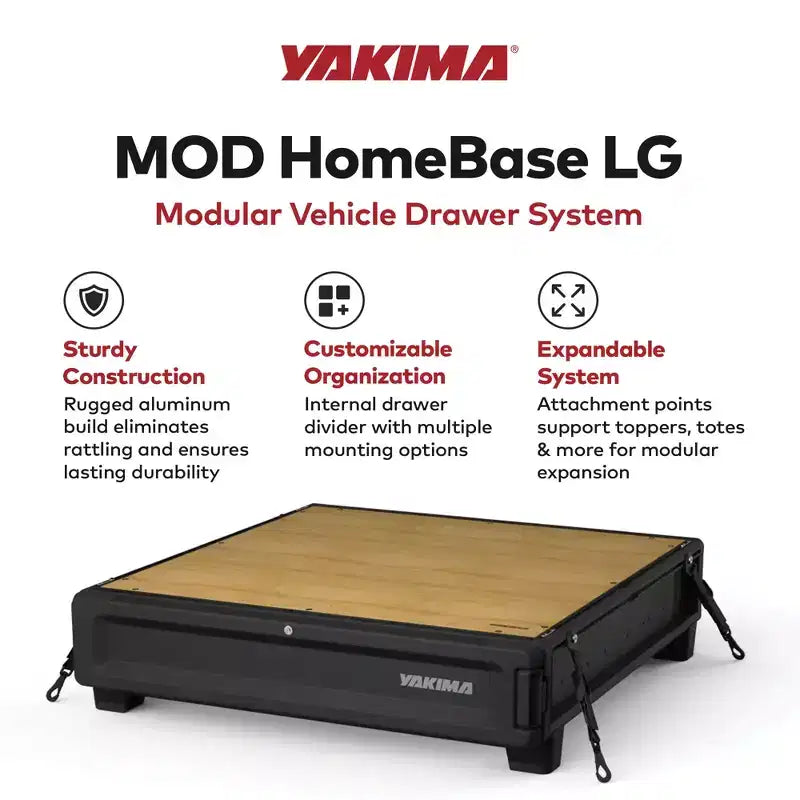 Yakima MOD HomeBase Unità Base del Sistema a Cassetti con Divisore Interno per Cassetti
