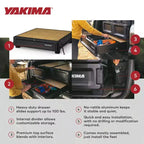 Yakima MOD HomeBase Unità Base del Sistema a Cassetti con Divisore Interno per Cassetti