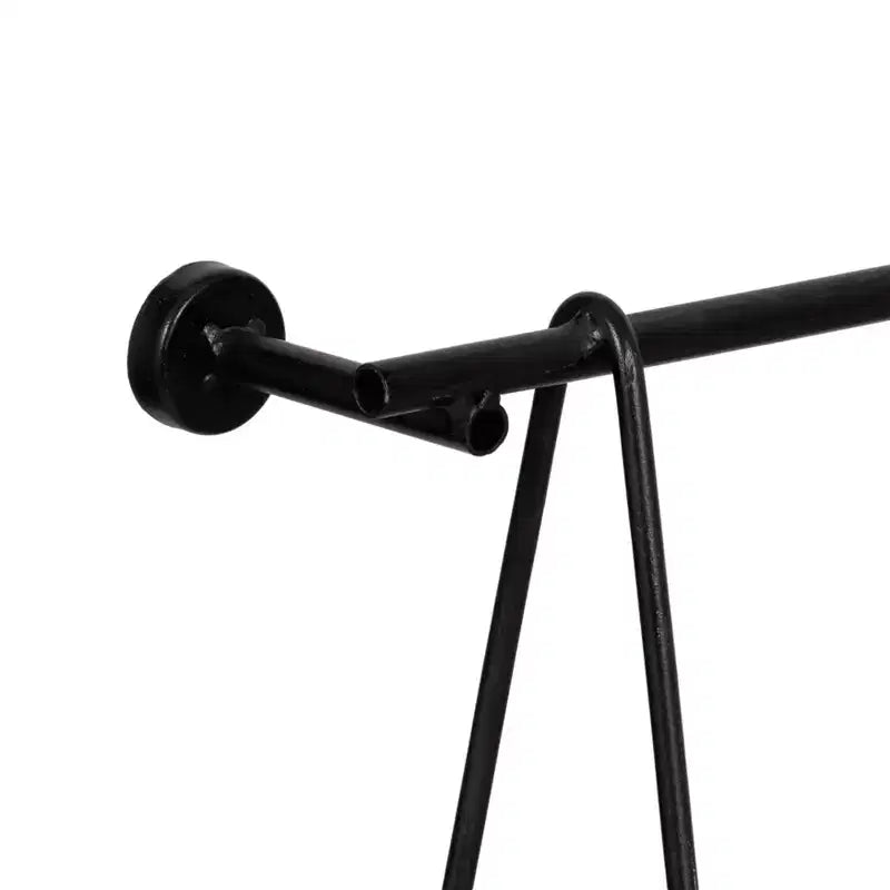 Vasi Moderni in Resina con Gambe in Legno - Contenitori Decorativi per Piante da Interno ed Esterno per l'Arredamento di Casa e Giardino - Set da 2 - 12 e 10 pollici, Neri