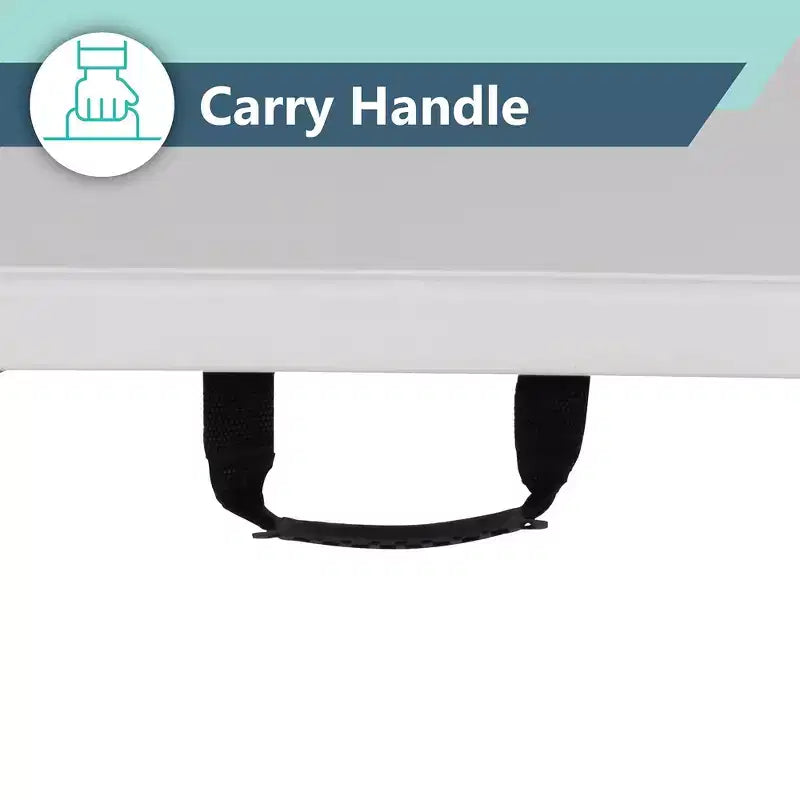 Peakform Tavolo da banchetto multiuso, leggero, pieghevole, resistente, con base sicura per eventi interni ed esterni, 120 cm, bianco