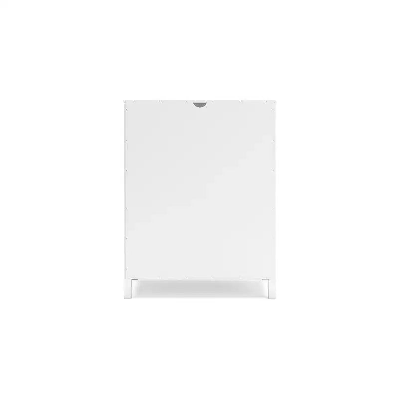 Signature Design by Ashley Hallityn Libreria a 3 ripiani con 2 mensole regolabili, Bianca