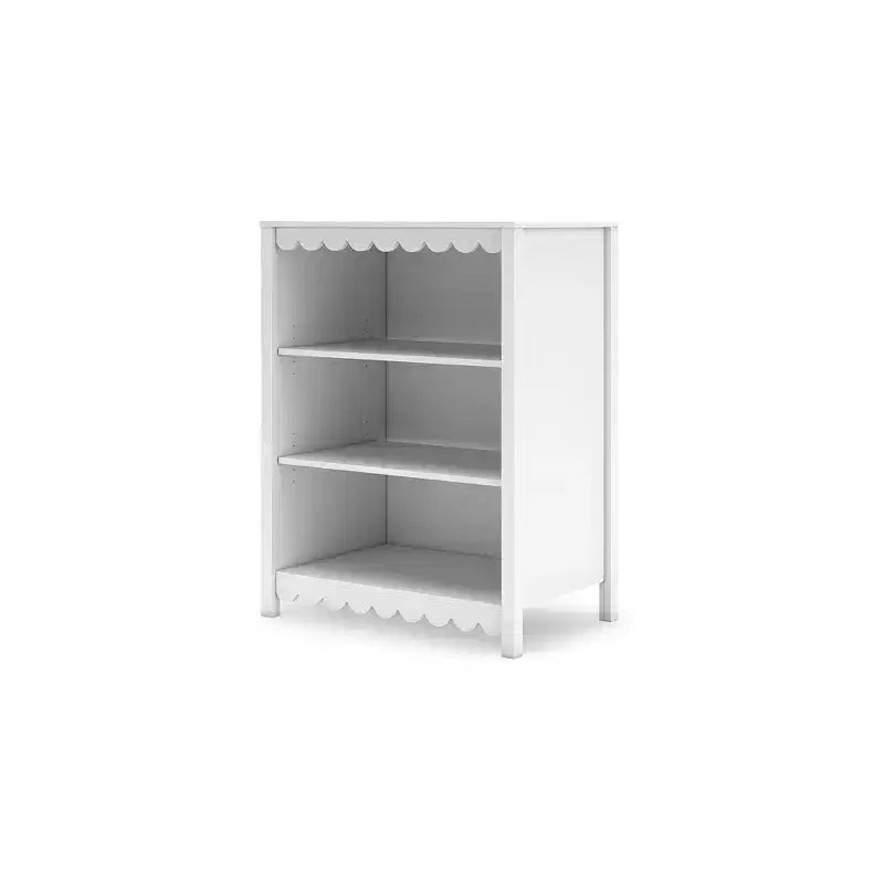 Signature Design by Ashley Hallityn Libreria a 3 ripiani con 2 mensole regolabili, Bianca
