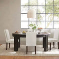 JIONJOY Linen Upholstered Dining Chair Set of 6