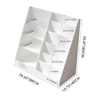 Libreria in Legno per Bambini a 4 Ripiani, Scaffale a 6 Livelli in Tessuto, Porta Libri per Neonati, Espositore per Libri, Mobile Contenitore per Libri e Giocattoli per Asilo Nido e Sala Giochi