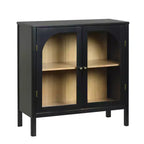 Nathan James Set of 2 Mason Console Cabinet with Doors