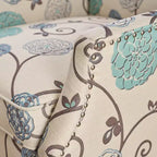 Christopher Knight Home Wescott Reclinabile Contemporaneo con Schienale Alto in Tessuto, Fantasia Floreale Beige Chiaro e Blu