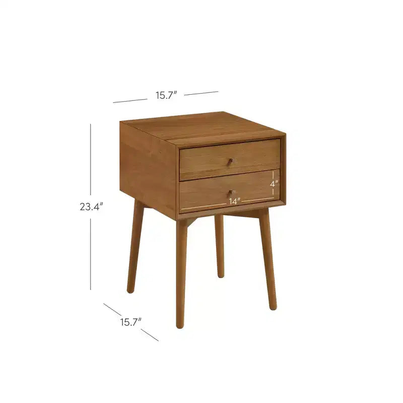Nathan James Set di 2 comodini Harper