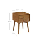 Nathan James Set di 2 comodini Harper
