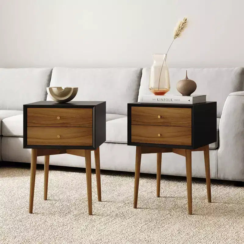 Nathan James Set di 2 comodini Harper