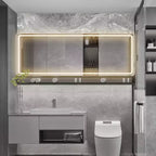 Specchio intero rettangolare senza cornice JIONJOY a LED con 3 colori