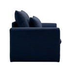 Poltrona a pozzetto Christopher Knight Home in velluto a coste 33,8 con cuscino lombare