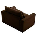 Poltrona a pozzetto Christopher Knight Home in velluto a coste 33,8 con cuscino lombare