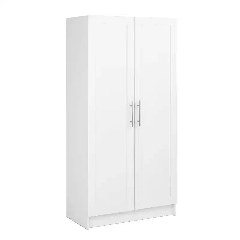 Mobiletto d'accento Prepac Elite a 3 ripiani con ante a pannello