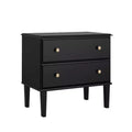 Prepac Lux 2 Drawer Bedside Nightstand